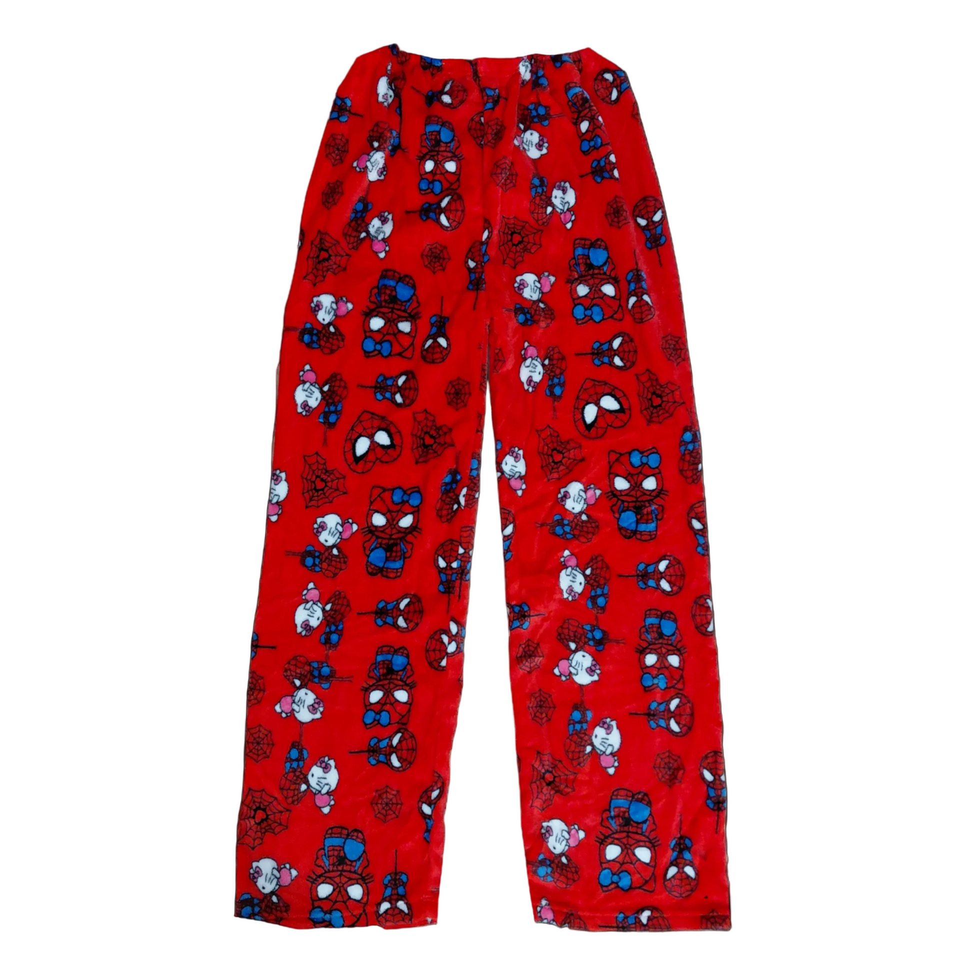 Hello Kitty x Spiderman Pajama Pants Red Pajamas