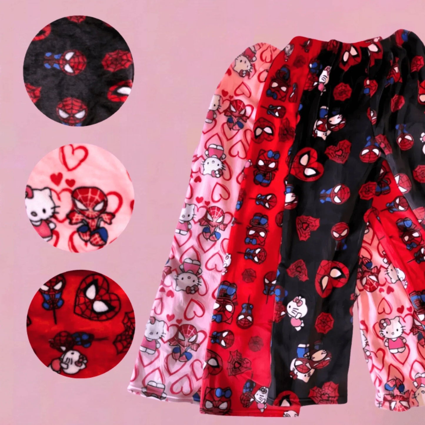 Hello Kitty x Spiderman Pajama Pants Pajamas